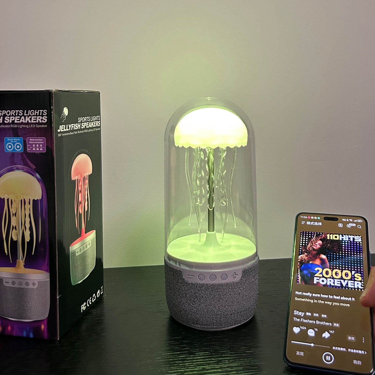Jellyfish Bluetooth Audio Small Night Lamp
