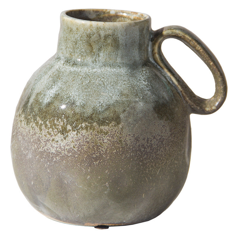 Vintage Kiln Baked Kettle Vase Furniture