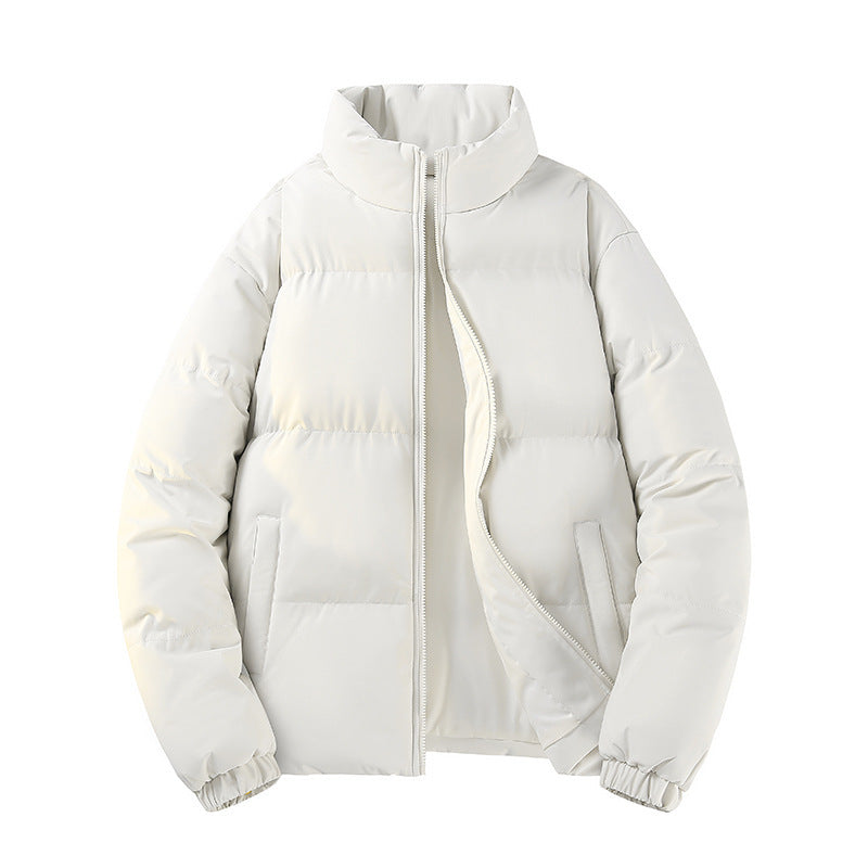 Mens Trendy Winter Puffer Jacket With Extra Fleece Lining For Added Warmth