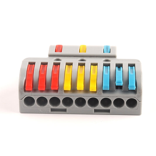 Multifunctional paralleling and branching wire connector