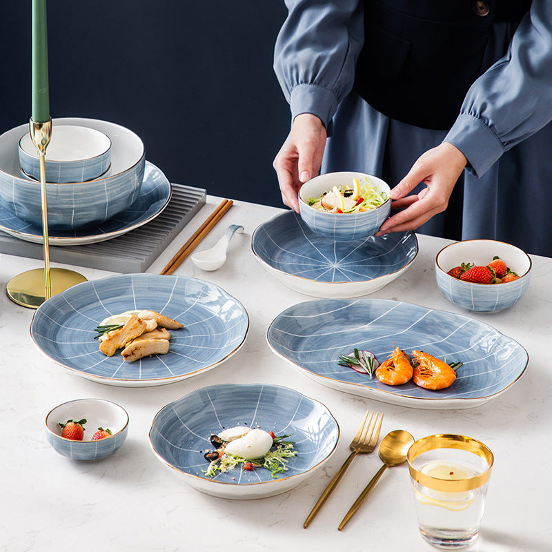 Stone Pattern Phnom Penh Underglaze Ceramic Household