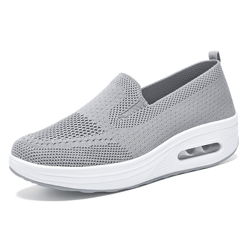 Women's Casual Shoes Breathable Flyknit Shock-absorbing