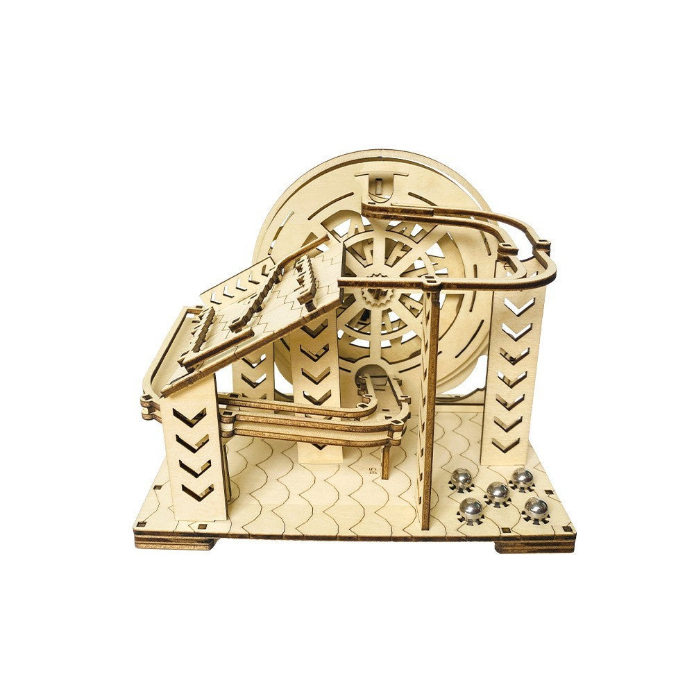 Diy Wooden Track Race Marble Creative 3D Splicing Toys