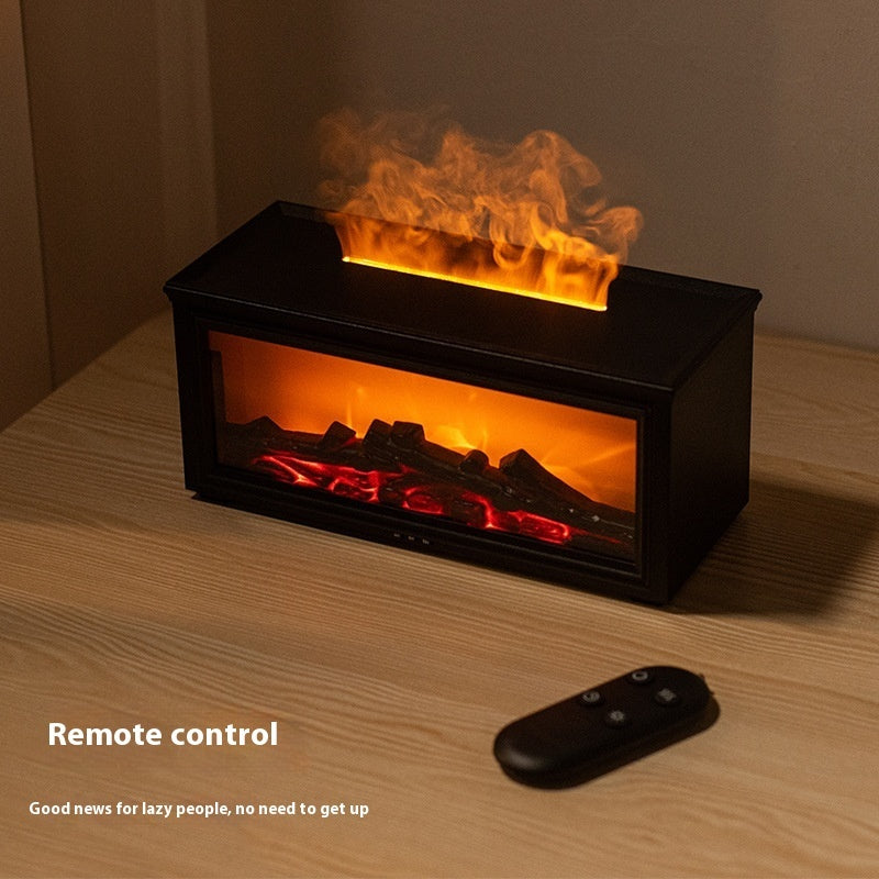 Simulation 3d Fireplace Flame Aroma Diffuser Household Desk