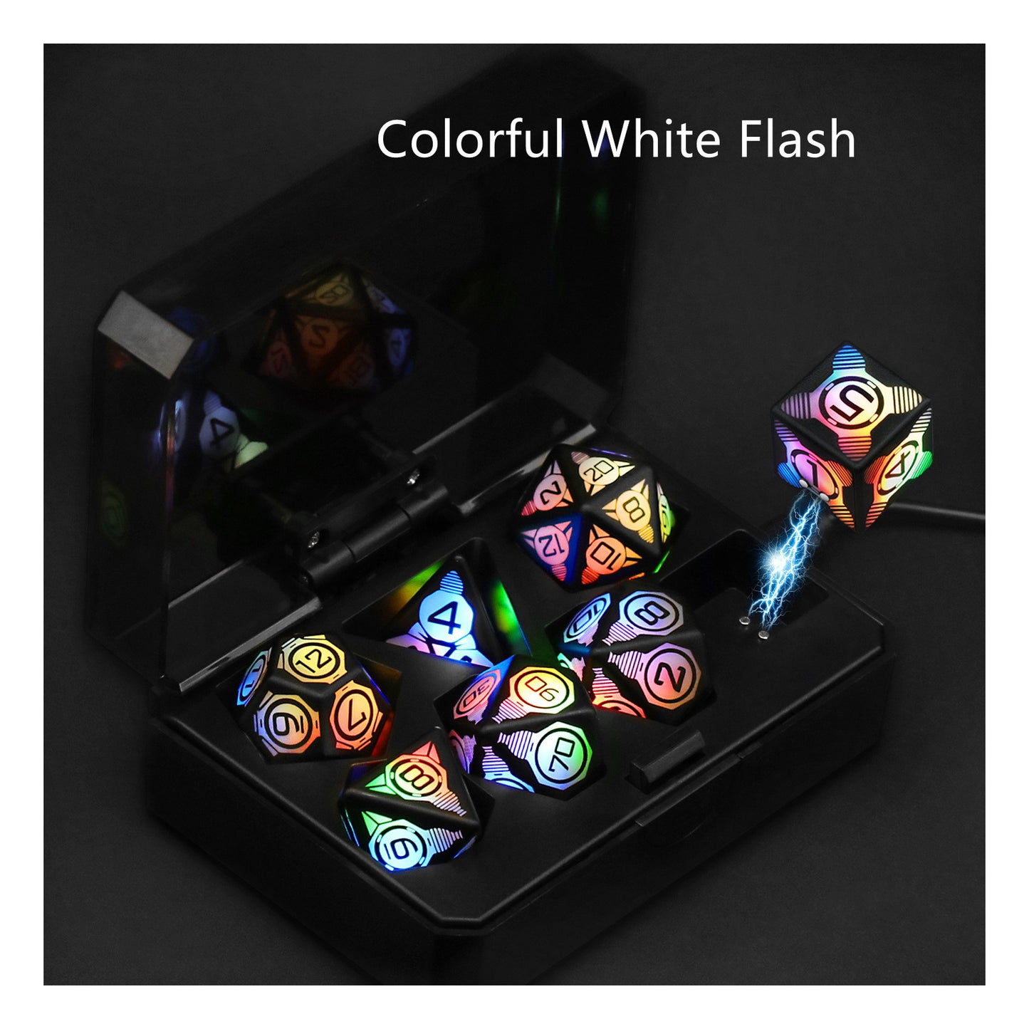 Charging Luminous Dice Chip LED