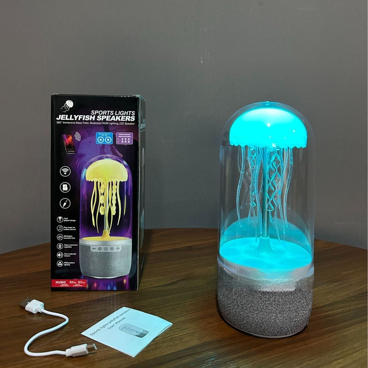 Jellyfish Bluetooth Audio Small Night Lamp