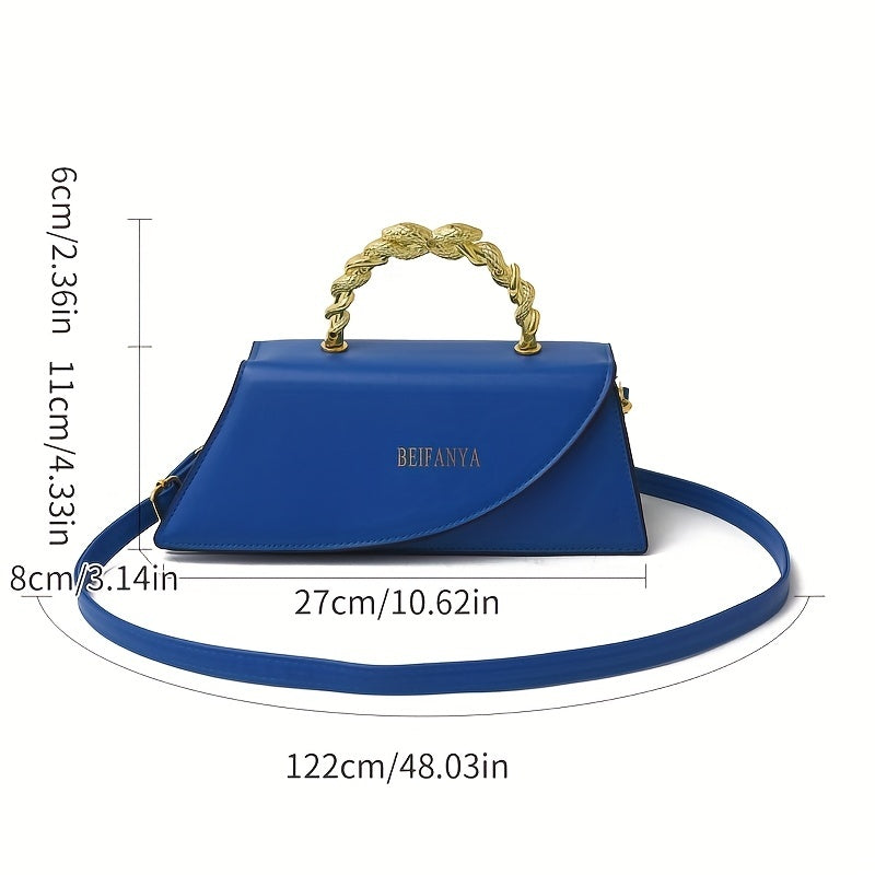 PU Women's Shoulder Bag, Multifunctional Crossbody Bag With Large Capacity