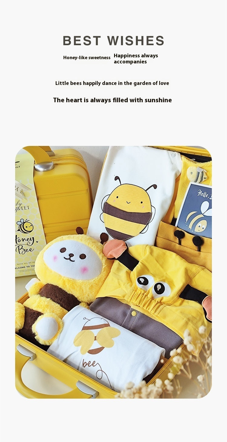Baby Gift Package Little Bee Suit Newborn Baby Pure Cotton