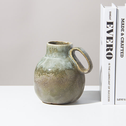 Vintage Kiln Baked Kettle Vase Furniture