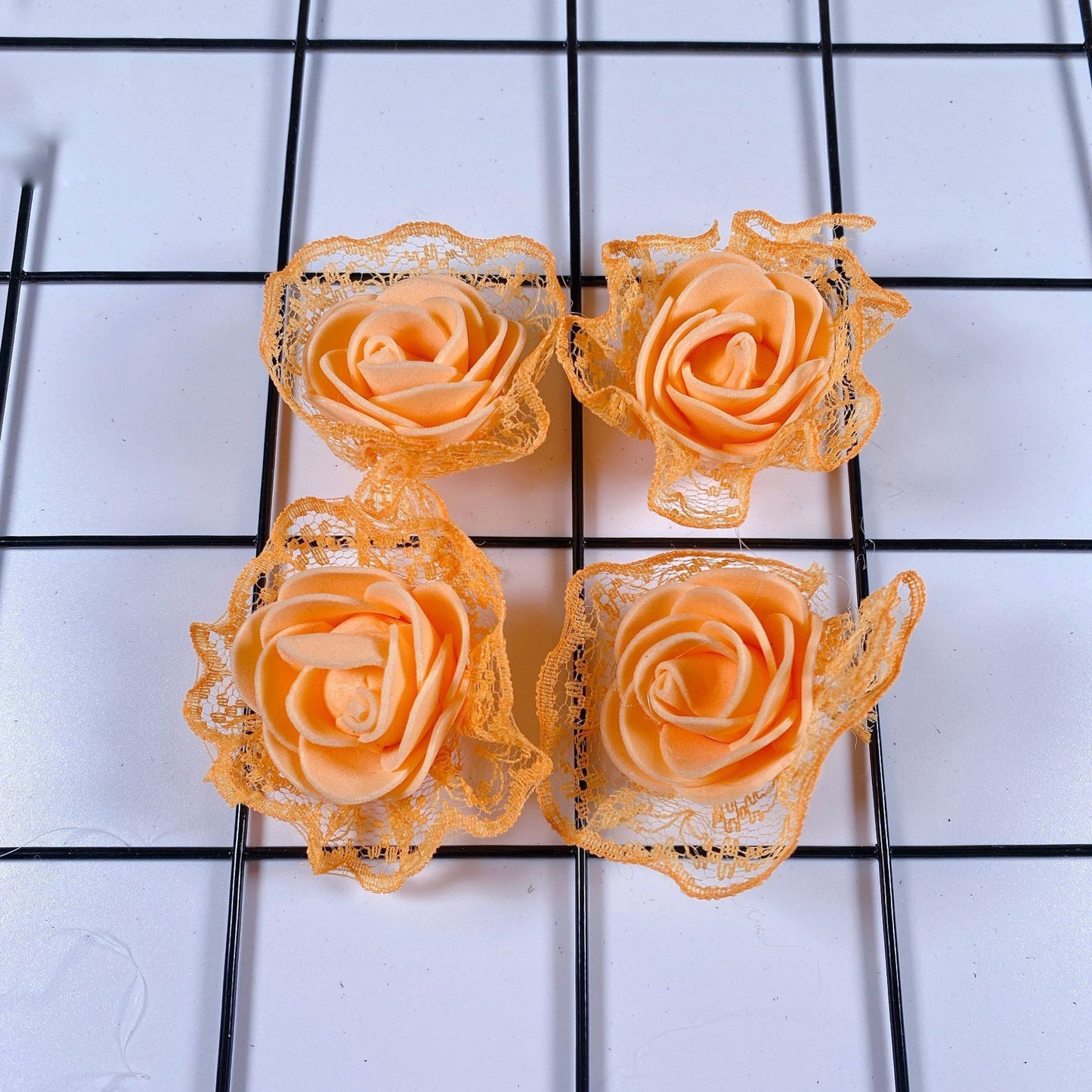 Lace rose head pe foam accessories