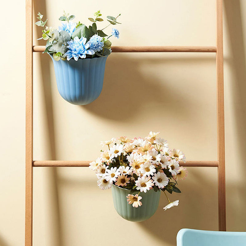 Flowers Shape Kitchen Hanging Trash Can Desktop Clutter Basket Cabinet Wall Mounted Garbage Bin Container Household