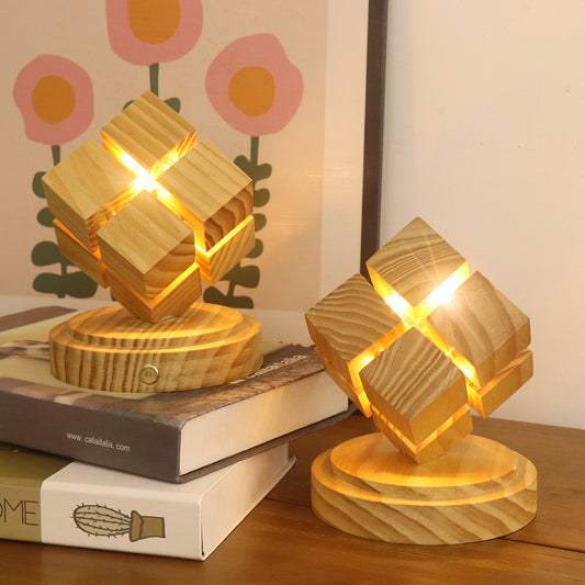 Creative Fourth-order Rubik's Cube Small Night Lamp Decoration Bedside