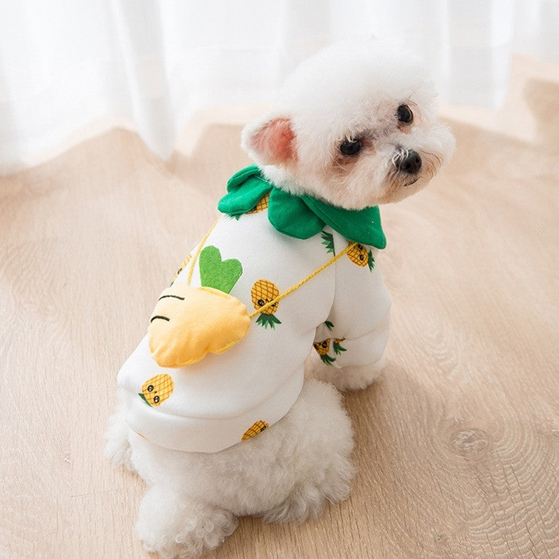 Fashion Cute Cartoon Pet Autumn And Winter Clothes