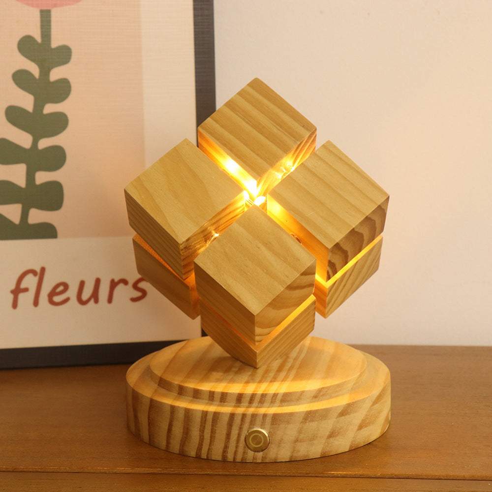 Creative Fourth-order Rubik's Cube Small Night Lamp Decoration Bedside