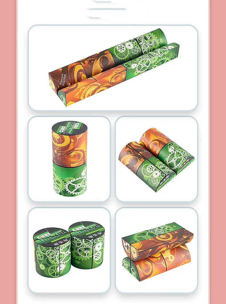 Infinite Folding Magic Cube Multifunctional Decompression Puzzle Toy