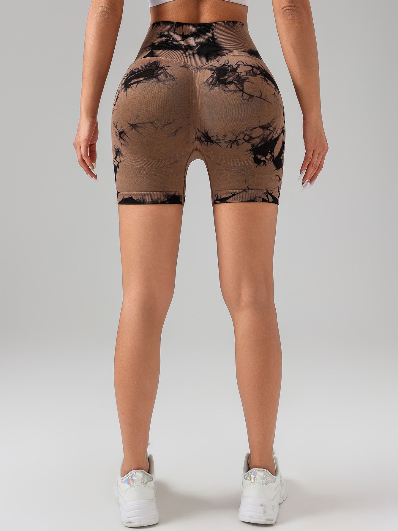 Tie Dye Button Everyday Wear Spring Summer Sports Shorts