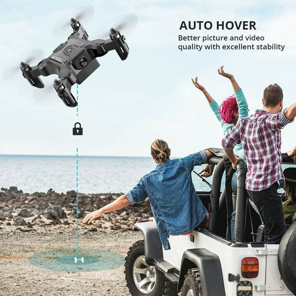 AU 4DRC V2 Mini Drone Selfie WIFI FPV With HD Camera Foldable Arm RC Quadcopter Toy.