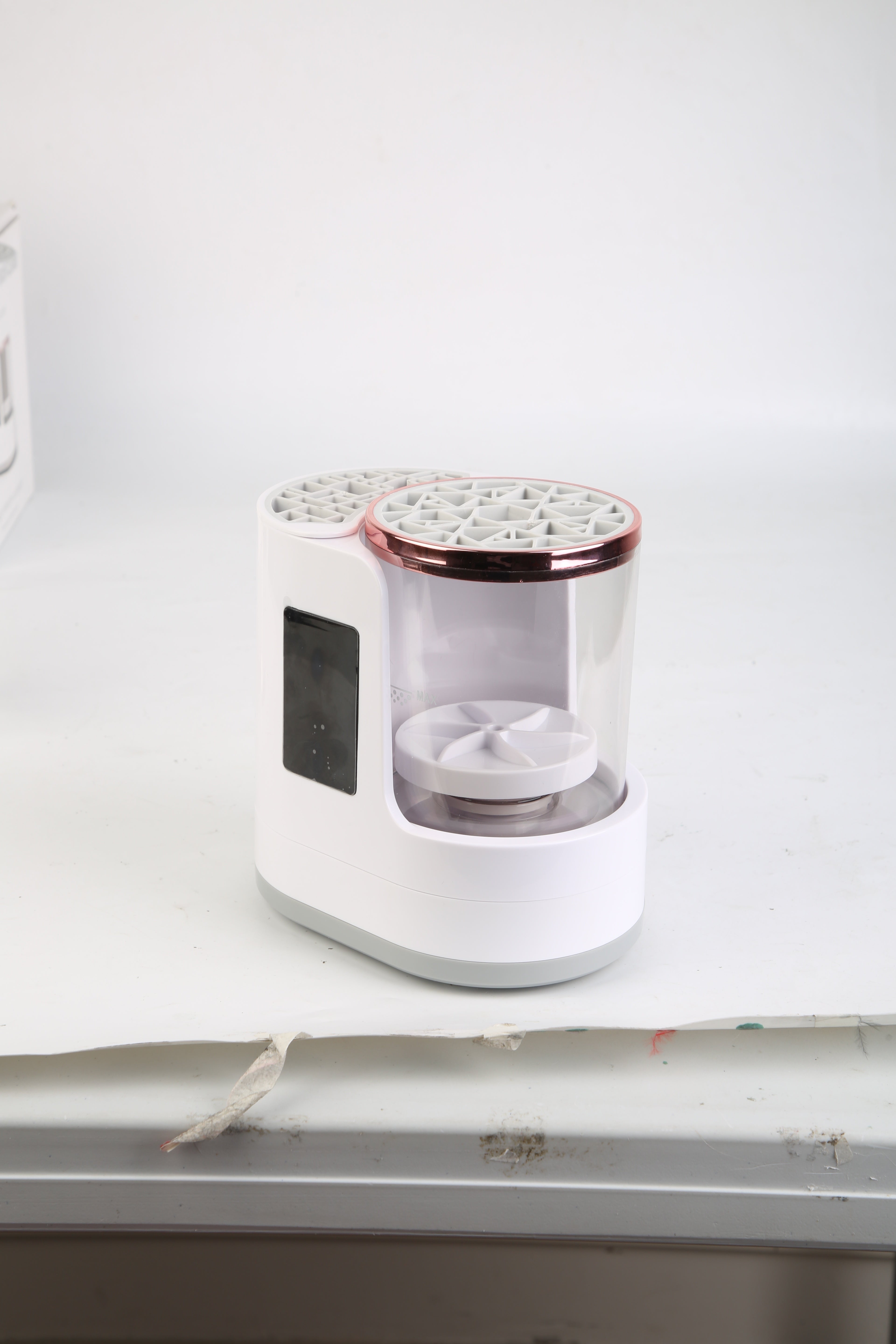 4 In 1 Electric Makeup Brush Cleaner USB Powered Automatic Brush Blender Machine With Timer Digital Display Cleaning Drying UV Disinfection Brush Storage For All Types Of Brushes