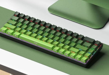 61-key Mixed Light Wired Green Red Axis Keyboard