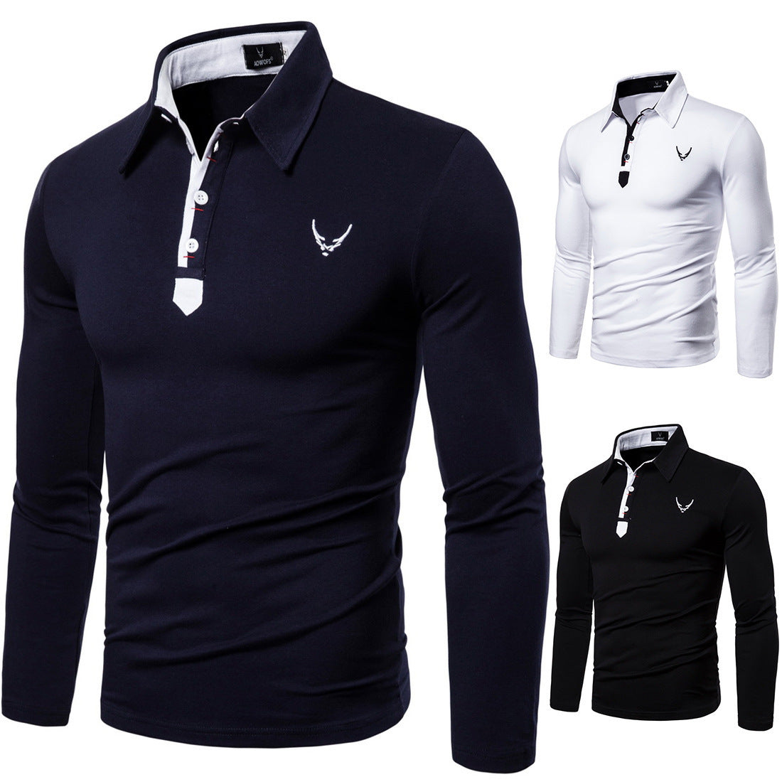 Men's Long Sleeve European And American Youth