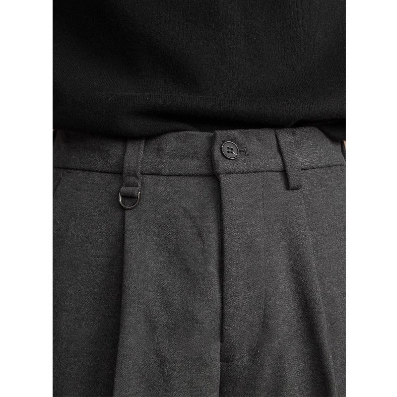 Fashion Suit Pants Men's Versatile Business Draped Casual Pants Trendy Straight