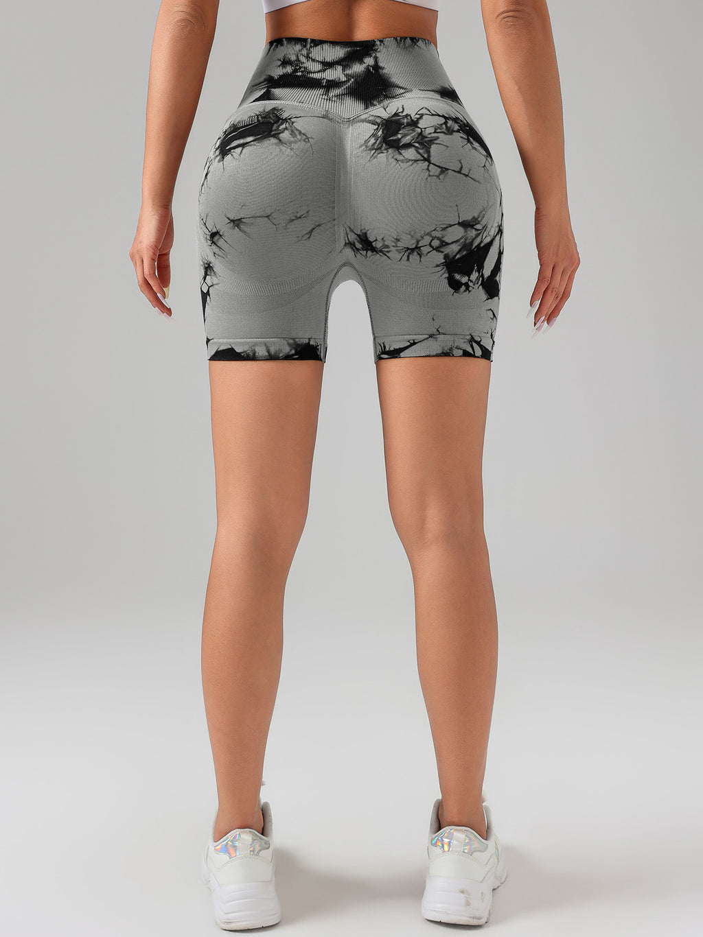 Tie Dye Button Everyday Wear Spring Summer Sports Shorts