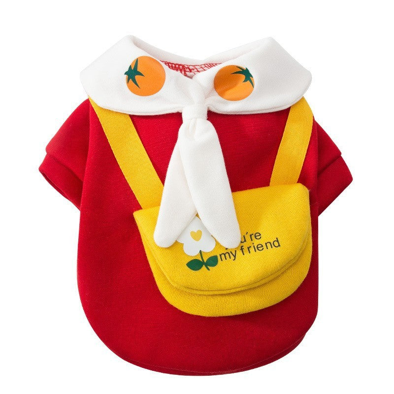 Fashion Cute Cartoon Pet Autumn And Winter Clothes