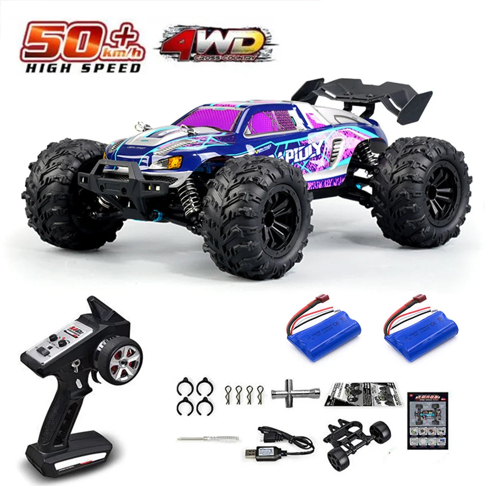 High-Speed 4x4 RC Monster Truck with LED Lights - 70KM/H Adventure