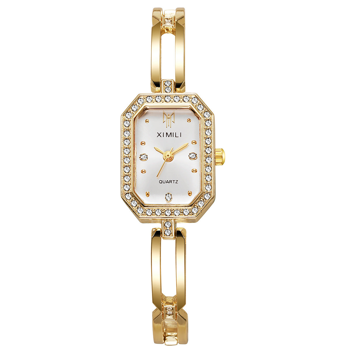 Women's Diamond Square Bracelet Watch