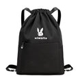 Portable Folding Backpack Sports Fitness Drawstring Leisure Beam