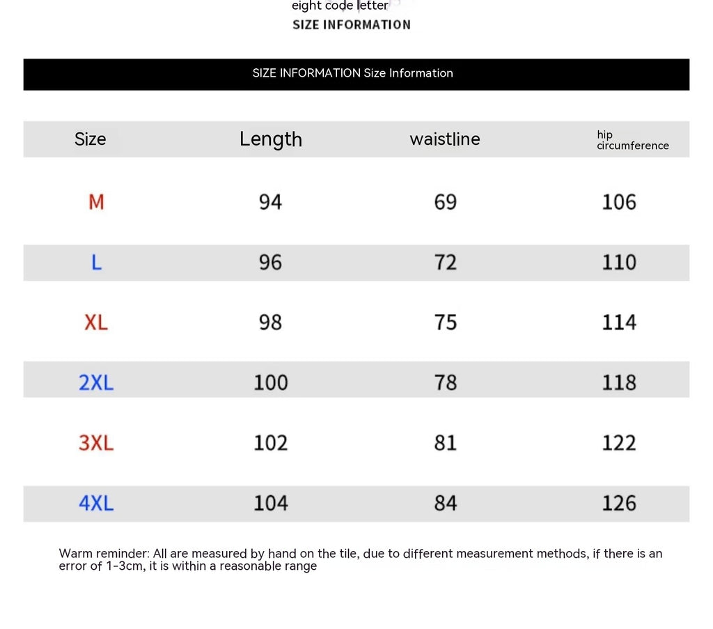 Striped Breasted XINGX Casual Pants Loose Straight Sports Trousers