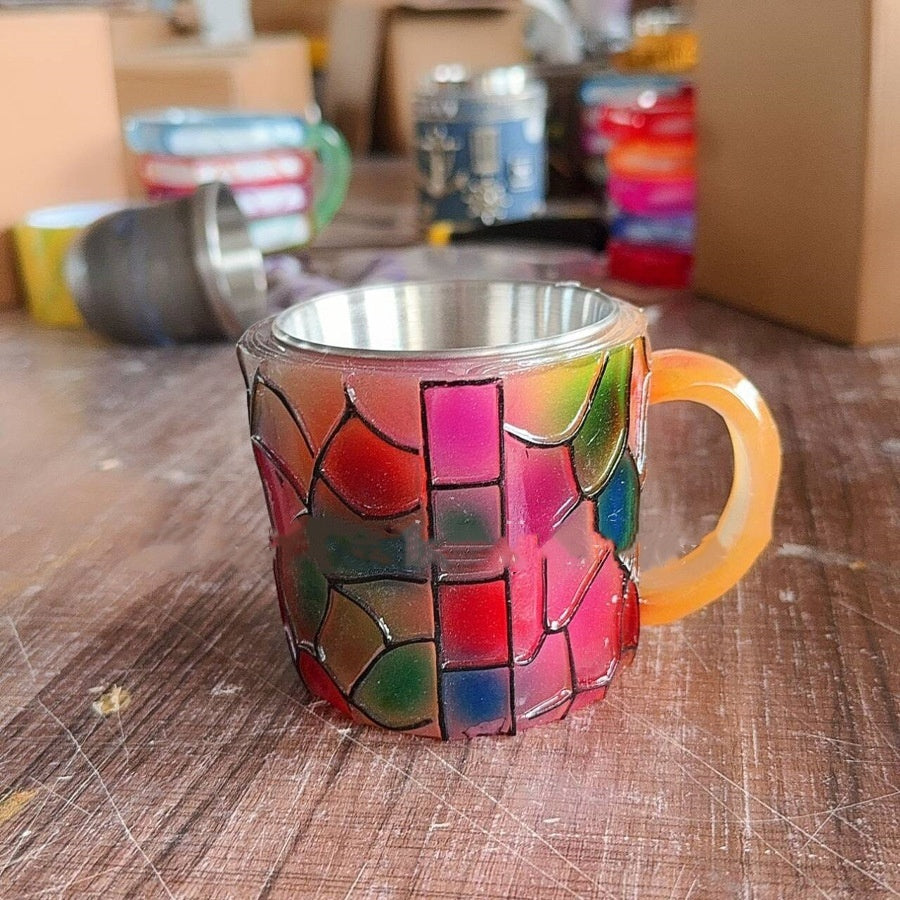 Painted Book Mark Coffee Cup