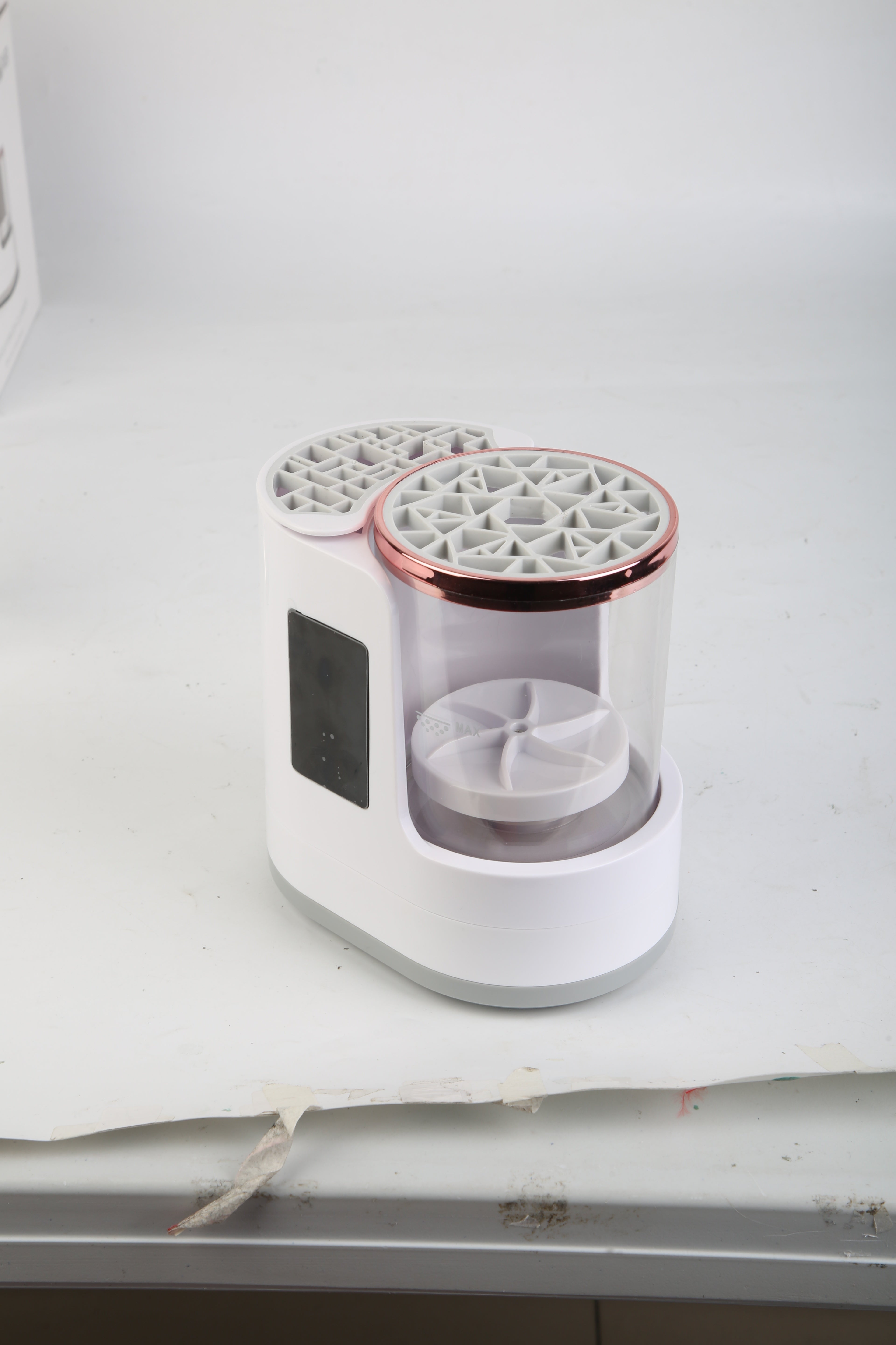 4 In 1 Electric Makeup Brush Cleaner USB Powered Automatic Brush Blender Machine With Timer Digital Display Cleaning Drying UV Disinfection Brush Storage For All Types Of Brushes