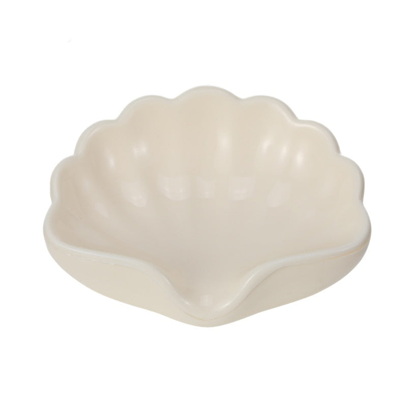 Household Plastic Shell Soap Dish Bathroom High-end Creative Bathroom