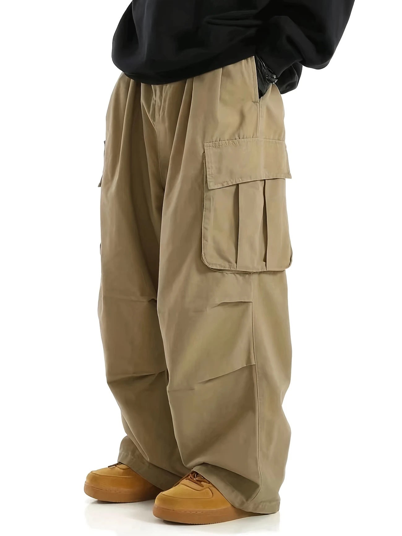 Mens Jogger Pants Wide-leg Pants Culottes And Relaxed Straight-leg Pants