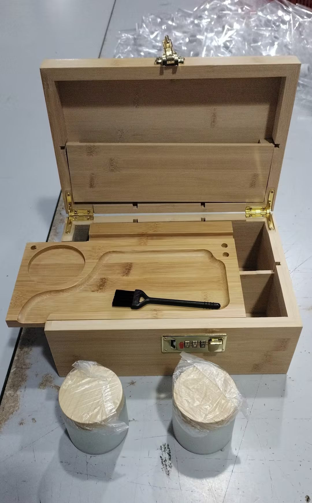 Storage Organizer Wooden Bamboo Box