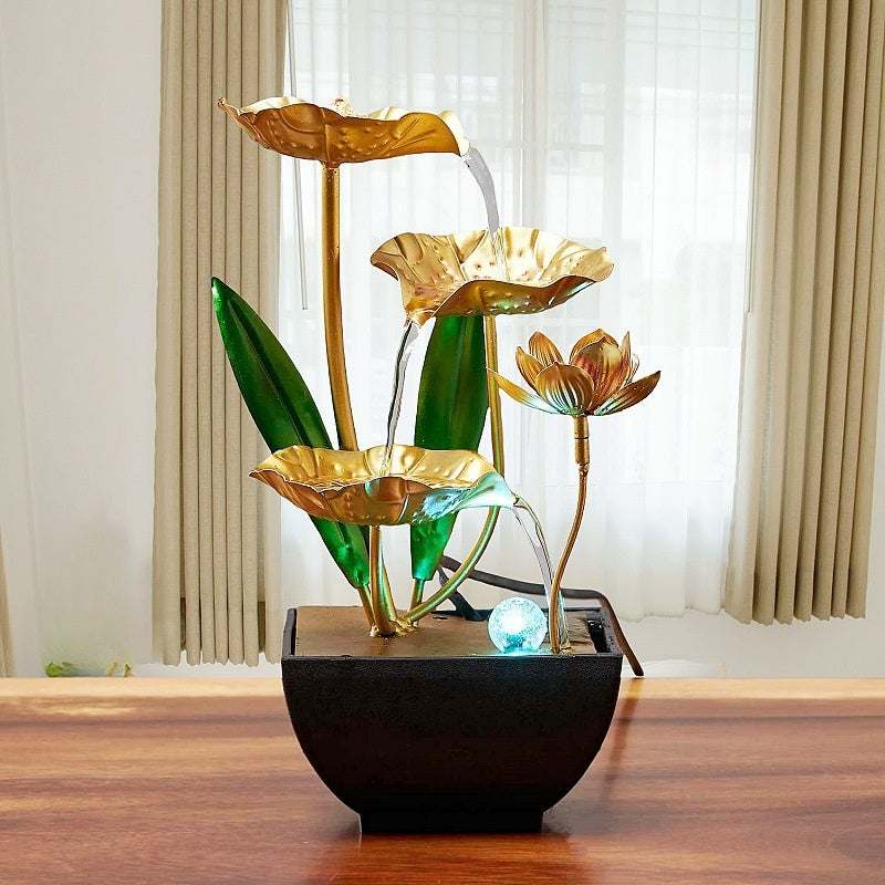 Affordable Luxury Home Decor Item Wrought-iron Water Feature Ornament