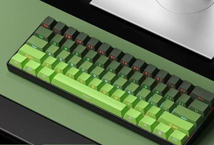 61-key Mixed Light Wired Green Red Axis Keyboard