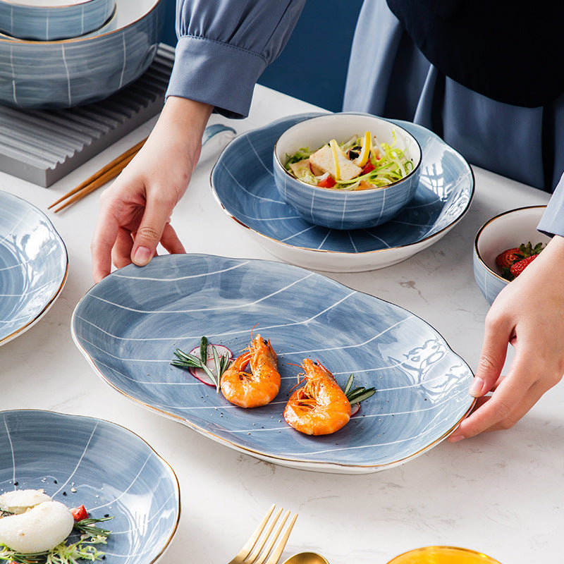 Stone Pattern Phnom Penh Underglaze Ceramic Household