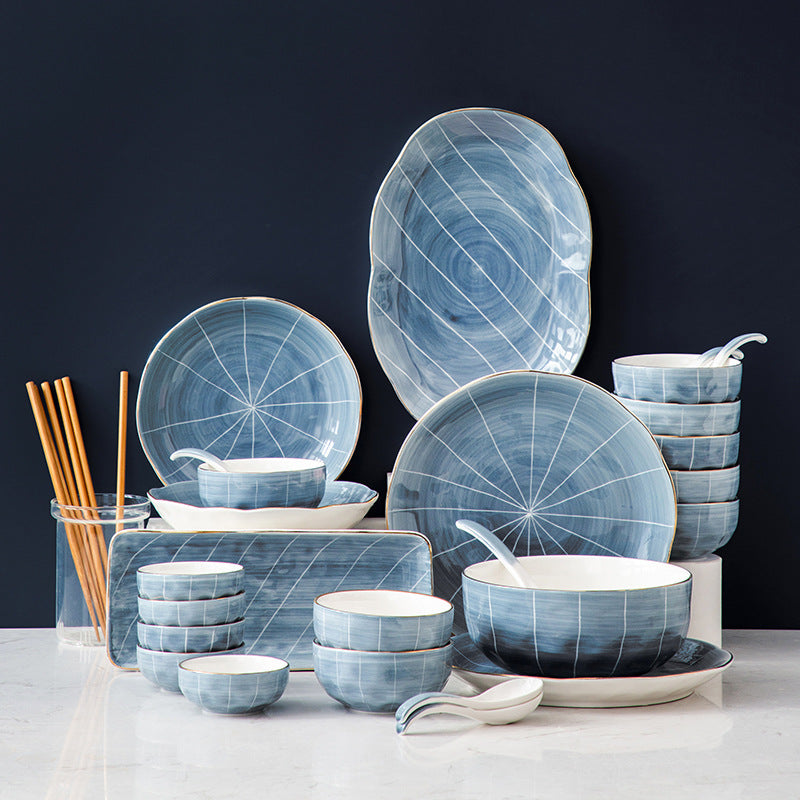 Stone Pattern Phnom Penh Underglaze Ceramic Household
