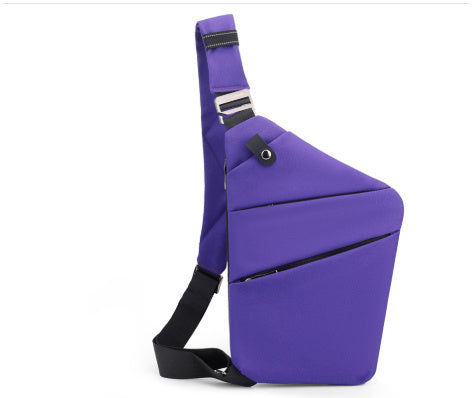 Canvas Chest Bags For Men And Women Across One Shoulder