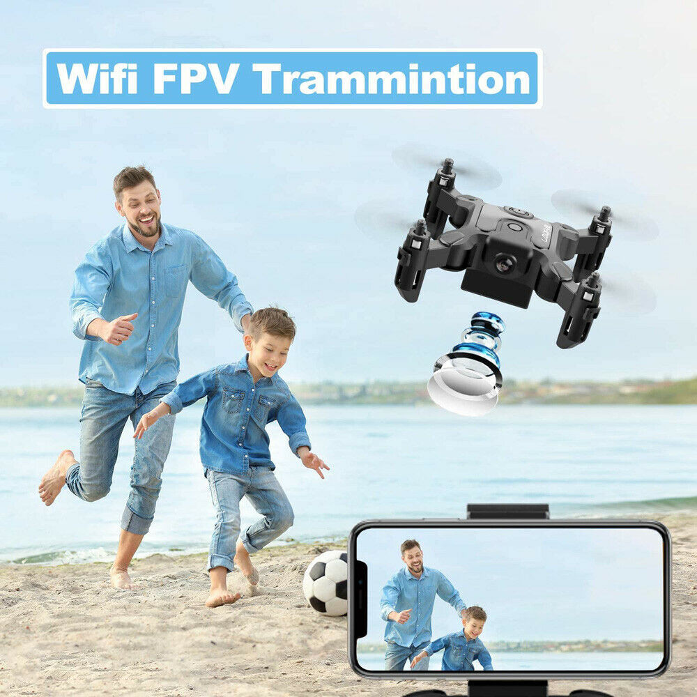 AU 4DRC V2 Mini Drone Selfie WIFI FPV With HD Camera Foldable Arm RC Quadcopter Toy.