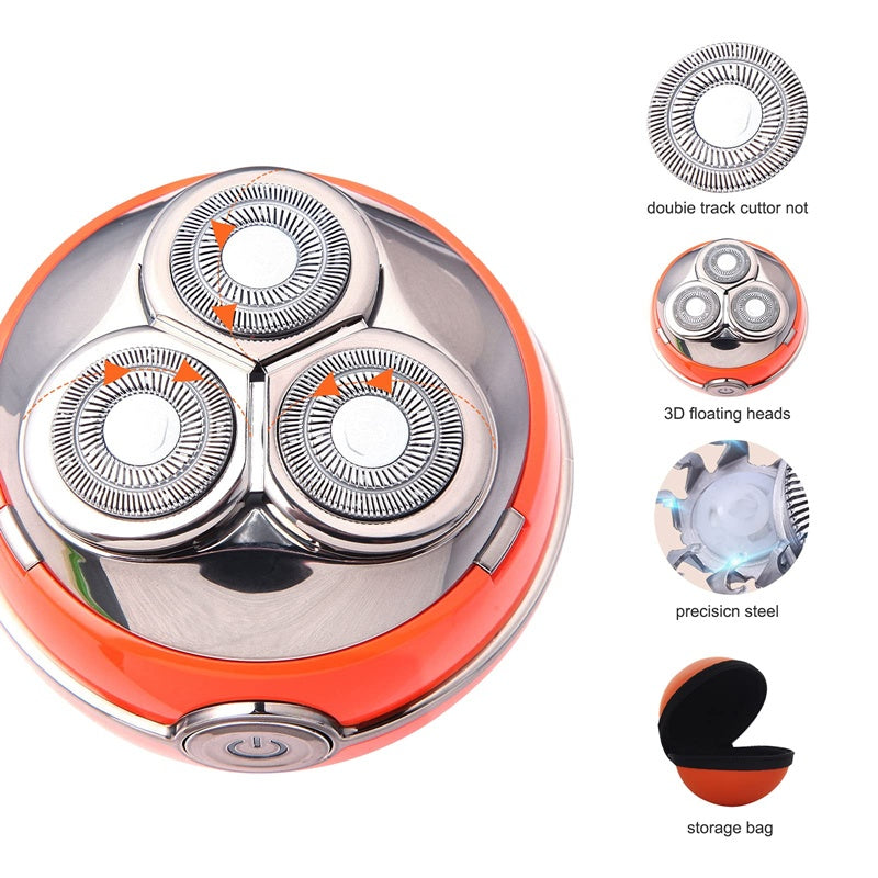 Electric Shavers For Men Wet And Dry Rechargeable Mens Razor Waterproof Electric Razor Portable Face Shaver Cordless Travel USB Charging