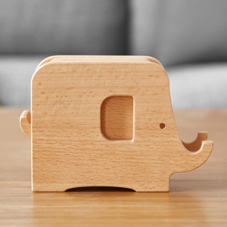 Multifunctional Log Walnut Elephant Nordic Original