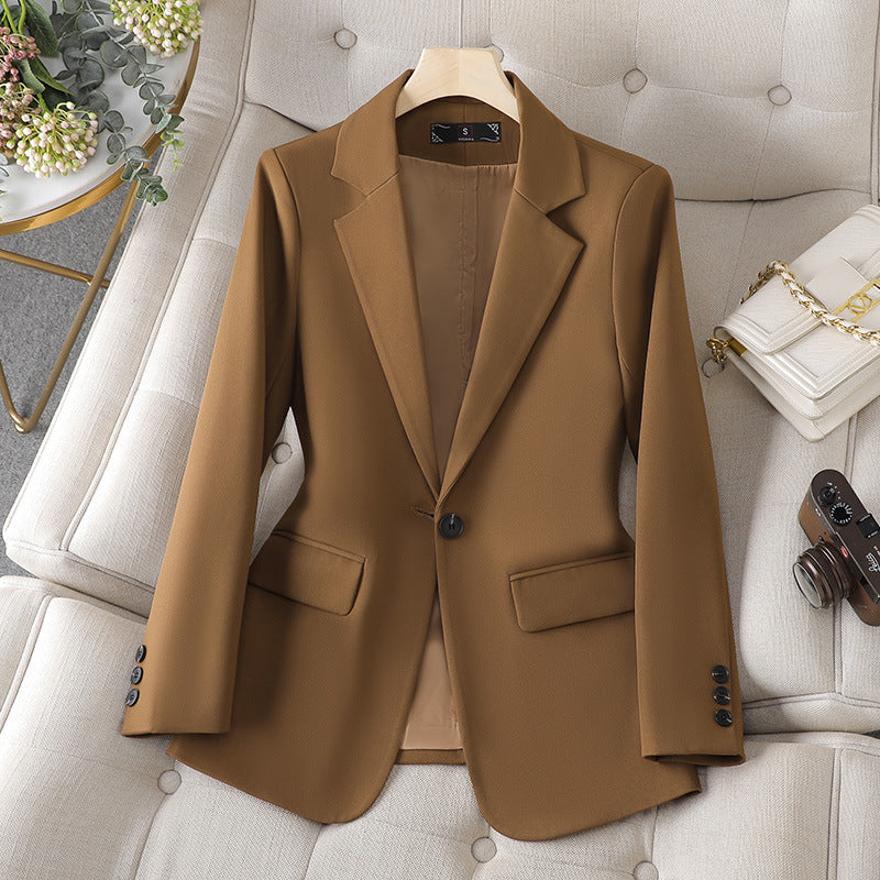Women's Short Spring High-grade Temperament Casual Suit Top