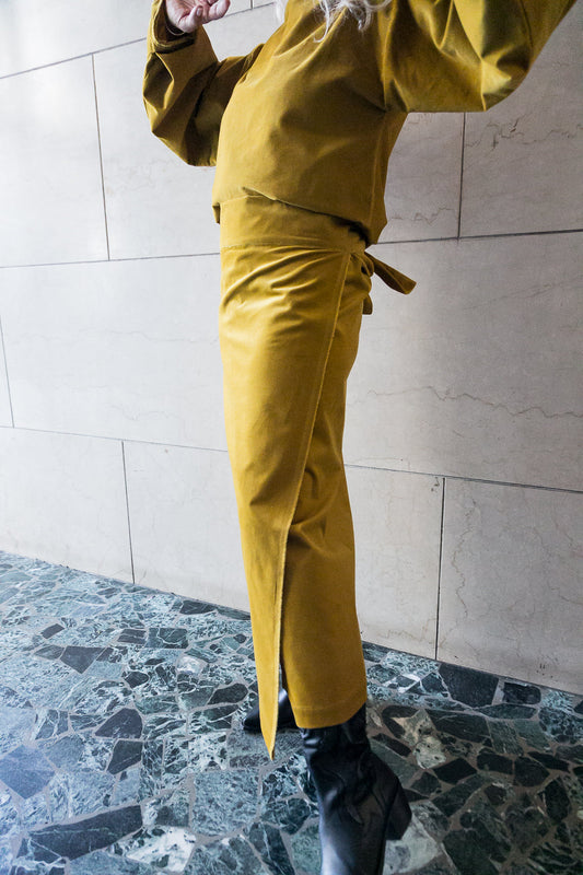 Extra long wrap skirt-0